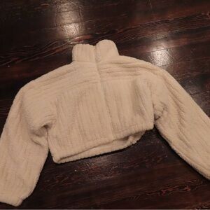 Le Lis Cream Fleece Jacket